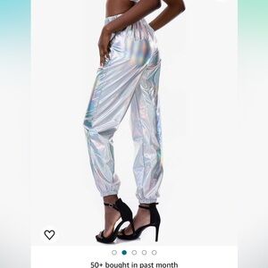 Shiny Metallic Pants